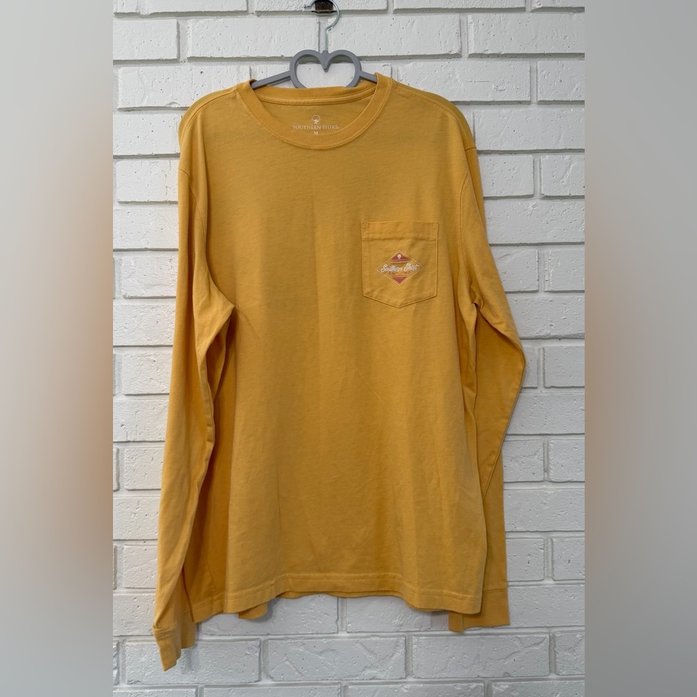 Southern Shirt Long Sleeve Pocket T-Shirt with Back Graphic